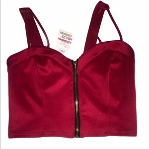 Red Crop Top